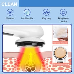 Thumbnail Máy Đẩy Tinh Chất Nóng Lạnh NANOMAX C812, Nâng Cơ Chăm Sóc Da Mặt, Dưỡng Trắng ION, F-Vibration 42 Độ C Làm Sạch Sâu 3