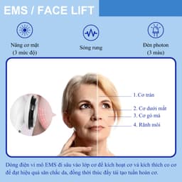 Thumbnail Máy Đẩy Tinh Chất Nóng Lạnh NANOMAX C812, Nâng Cơ Chăm Sóc Da Mặt, Dưỡng Trắng ION, F-Vibration 42 Độ C Làm Sạch Sâu 4