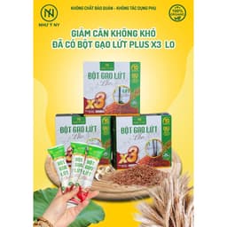Thumbnail 2 Hộp Bột Gạo Lứt X3 Plus - Bột Gạo Lứt Như ý Ny  Giảm Cân Cho Mẹ Sau Sinh - Giảm Cân Nhanh Tại Nhà 4