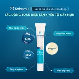 Thumbnail Kem Mụn Sahemul Dùng Cho Mụn Viêm, Mụn Bọc, Mụn Mủ, Mụn Trứng Cá 20gr 1