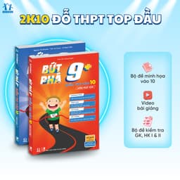 Thumbnail Combo sách Bứt phá 9+ điểm thi vào 10 môn Toán và Ngữ văn - Tổng ôn và luyện đề - HOCMAI 1