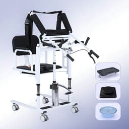 Thumbnail Ghế đa năng nâng hạ bệnh nhân tại giường Toshiko P1 [ Bản đầy đủ]  5in1 giúp di duyển bệnh nhân miễn phí giao hàng 2