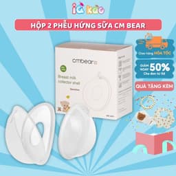 Thumbnail Hộp 2 Phễu Hứng Sữa IQKAO Chống Tràn, Chất Liệu Silicone, Chống Tràn, Kích Sữa Nhẹ, Mềm Mại, An Toàn Cho Bé IQKAO 1