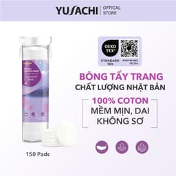 Thumbnail Bông tẩy trang chất lượng Nhật Bản Yusachi 100% cotton chứng nhận Oeko Tex 2