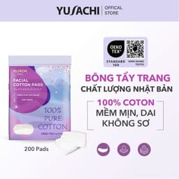 Thumbnail Bông tẩy trang chất lượng Nhật Bản Yusachi 100% cotton chứng nhận Oeko Tex 1