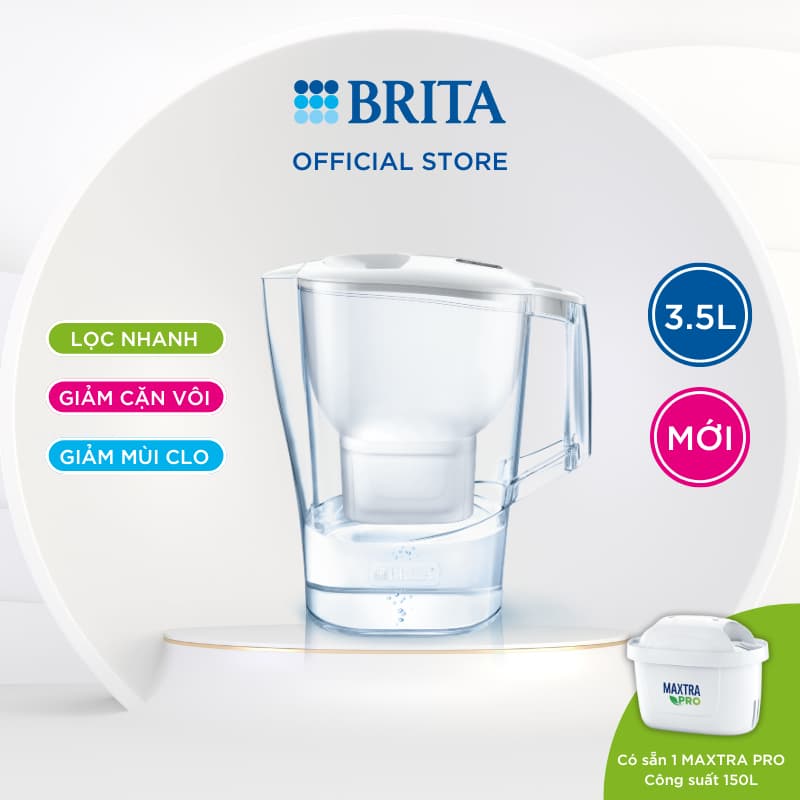 Ảnh Bình lọc nước BRITA Aluna XL - 3,5L (có sẵn 1 lõi lọc Maxtra Pro) 1