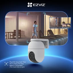 Thumbnail Camera WI-FI Ngoài trời EZVIZ C8c 4MP Ghi hình màu ban đêm, Đàm thoại 2 chiều, Phát hiện người và xe, Đèn báo động 3