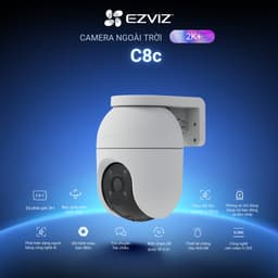 Thumbnail Camera WI-FI Ngoài trời EZVIZ C8c 4MP Ghi hình màu ban đêm, Đàm thoại 2 chiều, Phát hiện người và xe, Đèn báo động 1