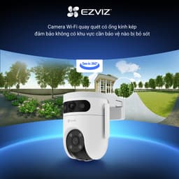 Thumbnail Camera WIFI EZVIZ H9C 3MP/5MP Ống kính kép liên kết thông minh, Quay quét toàn diện Phát hiện người & xe cộ 3