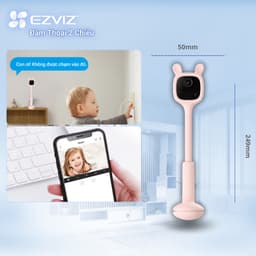 Thumbnail Camera Baby EZVIZ BM1, FHD 1080P, Pin Sạc & Wi-fi, Hồng Ngoại Vô Hình 3