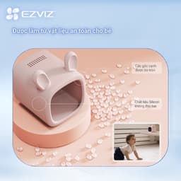 Thumbnail Camera Baby EZVIZ BM1, FHD 1080P, Pin Sạc & Wi-fi, Hồng Ngoại Vô Hình 2