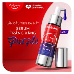 Thumbnail Tinh chất trắng răng tăng cường Colgate Optic White Purple Serum-Trung hòa sắc vàng, rạng rỡ tức thì 40ML 3