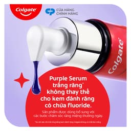 Thumbnail Tinh chất trắng răng tăng cường Colgate Optic White Purple Serum-Trung hòa sắc vàng, rạng rỡ tức thì 40ML 4