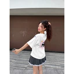 Thumbnail Áo thun FIDE HelloKitty phông unisex form rộng local brand nam nữ cổ tròn oversize - AT151 4