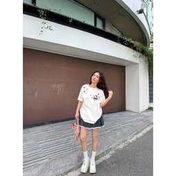 Thumbnail Áo thun FIDE HelloKitty phông unisex form rộng local brand nam nữ cổ tròn oversize - AT151 2