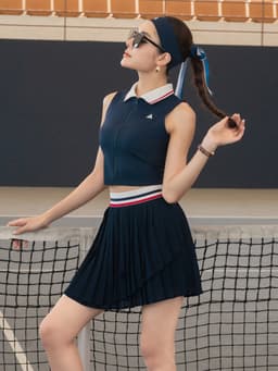 Thumbnail Băng đô thể thao nữ Fitme Headband chạy bộ, chơi tennis, pickleball co giãn thấm hút mồ hôi BDTN01 2