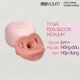 Thumbnail Ti giả 100% silicon Moyuum - 6m+ - Màu hồng dâu 1