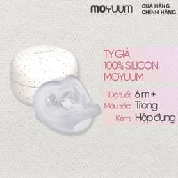 Thumbnail Ti giả 100% silicon Moyuum - 6m+ - Màu trong suốt 1