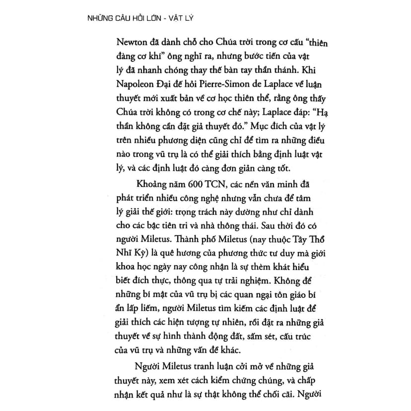 Ảnh Sách - VẬT LÝ (Michael Brooks) Những câu hỏi lớn: Lý giải thế giới vật lý qua 20 câu hỏi lớn 3