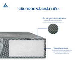 Thumbnail Nệm Bông Ép Hoạt Tính Gấp 3 Aroma, Nhiều Màu Áo Nệm, Nệm Cứng Vừa, Nâng Đỡ Cơ Thể Tốt, Bảo Hành 5 Năm 2