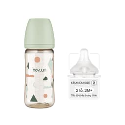 Thumbnail Bình sữa PPSU Moyuum - Mây xanh - 270ml - Kèm núm 2 3