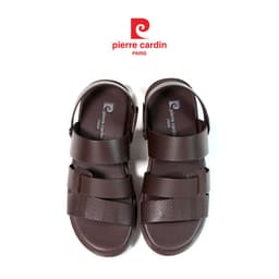 Thumbnail Sandal nam Pierre Cardin chất liệu da bò thật, thiết kế quai ngang độc đáo, đế cao su nguyên khôi - 165 4