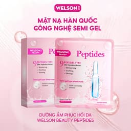 Thumbnail Mặt Nạ Peptides Dưỡng Ẩm Căng Bóng Da Welson Beauty 2 miếng x 25ml 1