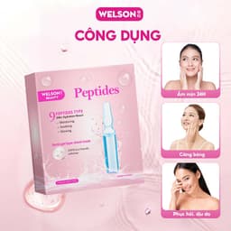 Thumbnail Mặt Nạ Peptides Dưỡng Ẩm Căng Bóng Da Welson Beauty 2 miếng x 25ml 2