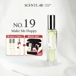 Thumbnail Nước hoa nữ SCENTLAB No.19 hương trái cây mix hoa Make Me Happy tinh dầu thơm lâu lưu hương 8h tiểu thư mini 10ml 1