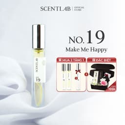 Thumbnail Nước hoa nữ mini SCENTLAB ngọt dịu No.19 Make me Happy tinh dầu thơm lâu lưu hương 8h- xịt 10ml 1
