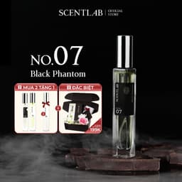 Thumbnail Nước hoa unisex SCENTLAB No.07 quyến rũ Black Phantom Niche tinh dầu thơm lâu, lưu hương 10h bí ẩn, gợi cảm mini 10ml 1
