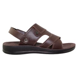 Thumbnail Sandal đế bằng nam Bita's SUM.126 (Đen + Nâu + Vàng bò) 4