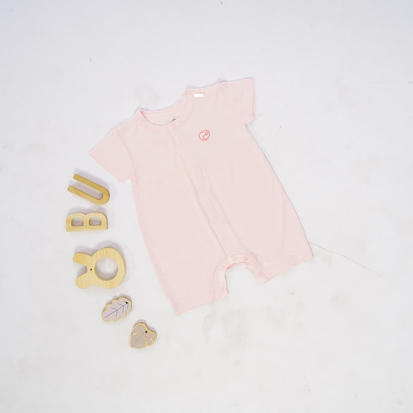 Ảnh Body đùi, ngắn tay cài giữa Bambus BBB230205 | Quần áo chính hãng BU Baby 1