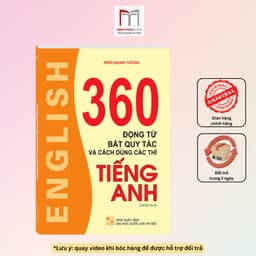 Thumbnail Sách - 360 động từ bất quy tắc và cách dùng các thì tiếng anh (ko màu) 2