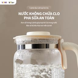 Thumbnail Máy Đun Nước Và Hâm Nước Pha Sữa BEAR Máy Hâm Sữa Dung Tích 1.3L Máy Pha Sữa Rã Đông Sữa Mẹ Bình Nấu Nước Pha Sữa 5H12N 2