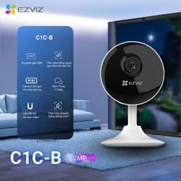 Thumbnail Camera WI-FI Trong nhà EZVIZ C1C-B 1080p, Đàm Thoại 2 Chiều, Công Nghệ Video H.265 1