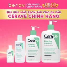 Thumbnail Sữa Rửa Mặt Cerave giúp làm sạch sâu dành cho da dầu, da khô nhạy cảm Foam Cleanser 88/236/473ML 1