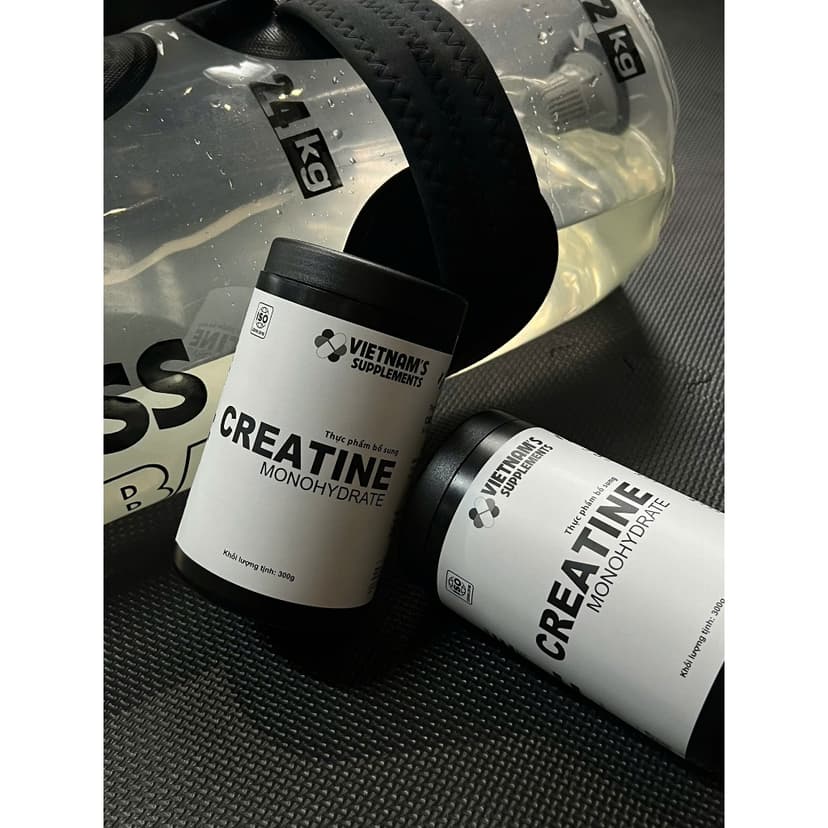 Ảnh Bột Creatine Monohydrate bổ sung creatin tăng cường sức mạnh, sức bền 300g - Vietnam's Supplements 1