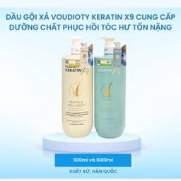 Thumbnail Dầu Gội Xả Voudioty Keratin X9 Cung Cấp Dưỡng Chất Phục Hồi Tóc Hư Tổn Nặng 500ml và 1000ml 3