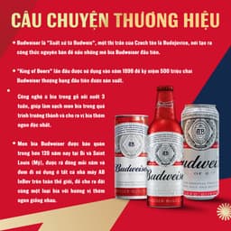 Thumbnail Combo 5 Thùng 15 Lon Bia Budweiser PartyPack Chính Hãng (250ml/lon) 3