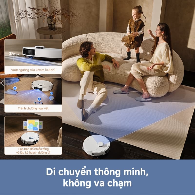 Ảnh Robot hút bụi lau nhà đa năng Mova P50 Ultra - Hàng chính hãng - Bảo hành 36 tháng 3