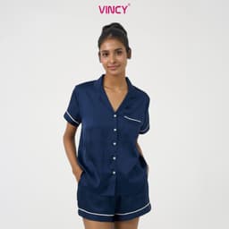 Thumbnail Bộ Đồ Shorts Vải Satin Vincy BSS108W22 2