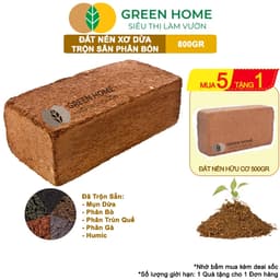 Thumbnail Đất Trồng Cây GreenHome, Viên Nén 800gr, Trộn Sẵn Phân Bón, Nở Gấp 5 Lần, Trồng Rau Hoa Cây Kiểng 1