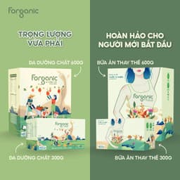 Thumbnail Combo Sữa hạt Forganic Bữa ăn thay thế 800G và Sữa hạt Forganic Đa dưỡng chất 800G 3