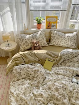 Thumbnail Bộ vỏ chăn ga gối cotton Icy LIDACO sợi cotton mềm mại mát lạnh êm ái từng giấc ngủ 2