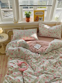 Thumbnail Bộ vỏ chăn ga gối cotton Icy LIDACO sợi cotton mềm mại mát lạnh êm ái từng giấc ngủ 1