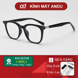 Thumbnail Gọng kính cận thời trang nam nữ ANDU EYEWEAR dáng vuông chống tia UV nhựa cốt kim loại - 9146 1