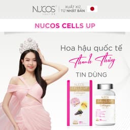 Thumbnail TPBVSK Viên Uống Collagen Sữa Ong Chúa Nucos Cells Up Hỗ Trợ Tăng Đàn Hồi Da Chống Lão Hóa Hộp 180v 2