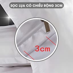 Thumbnail Vỏ Gối Ôm Trắng Sọc 3F A Concept Decor Bao Áo Gối Ôm 35x100cm Vỏ Gối Ôm Cotton Bền Đẹp Sang Trọng chuẩn khách sạn 5 sao 4