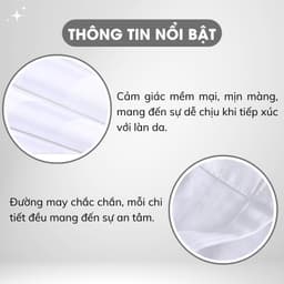 Thumbnail Vỏ Gối Ôm Trắng Sọc 3F A Concept Decor Bao Áo Gối Ôm 35x100cm Vỏ Gối Ôm Cotton Bền Đẹp Sang Trọng chuẩn khách sạn 5 sao 2